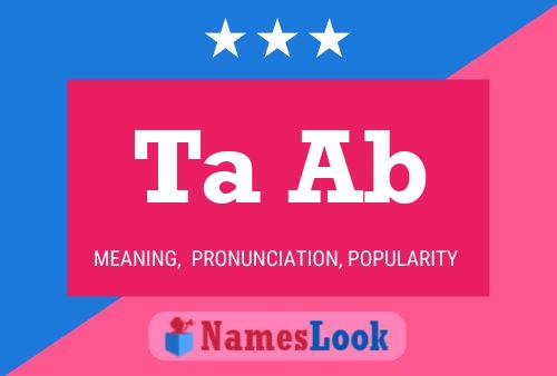 Ta Ab Name Poster