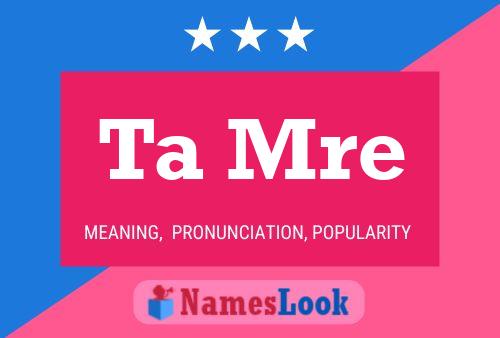 Ta Mre Name Poster