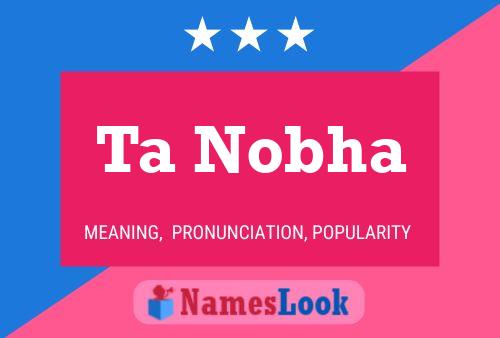 Ta Nobha Name Poster