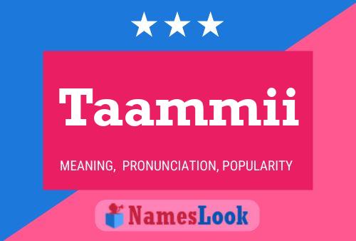 Taammii Name Poster