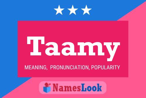 Taamy Name Poster