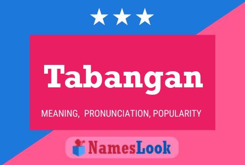 Tabangan Name Poster