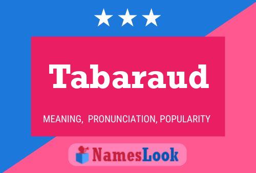 Tabaraud Name Poster