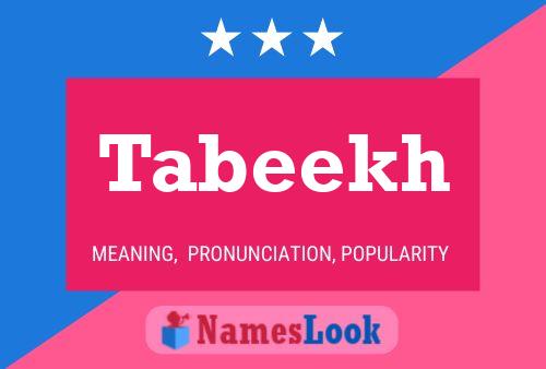 Tabeekh Name Poster