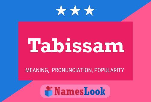 Tabissam Name Poster