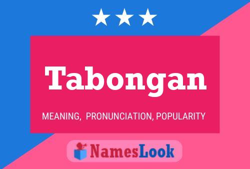 Tabongan Name Poster