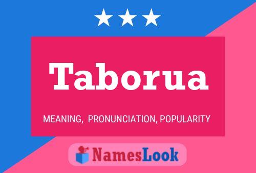 Taborua Name Poster