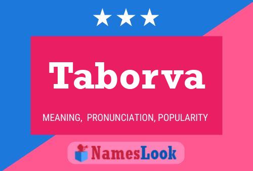 Taborva Name Poster