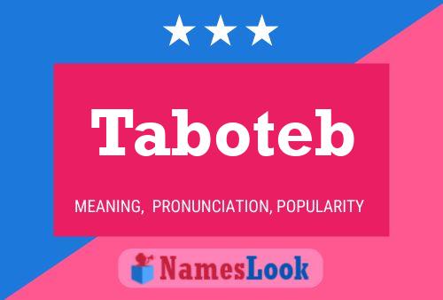 Taboteb Name Poster