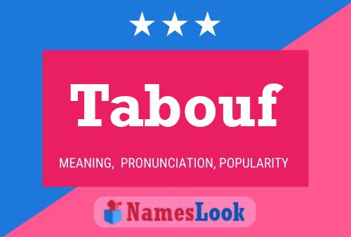 Tabouf Name Poster