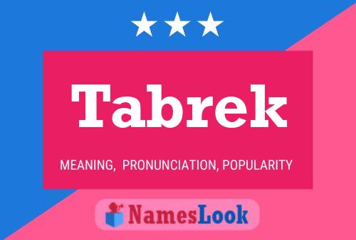 Tabrek Name Poster