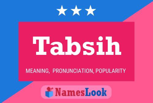 Tabsih Name Poster