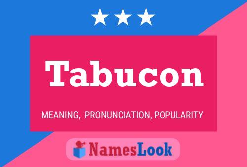 Tabucon Name Poster