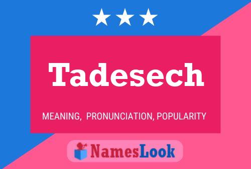 Tadesech Name Poster