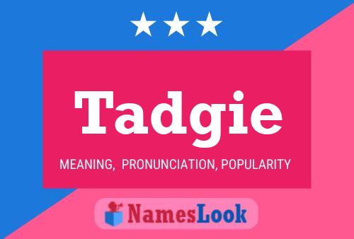 Tadgie Name Poster