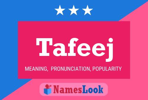 Tafeej Name Poster