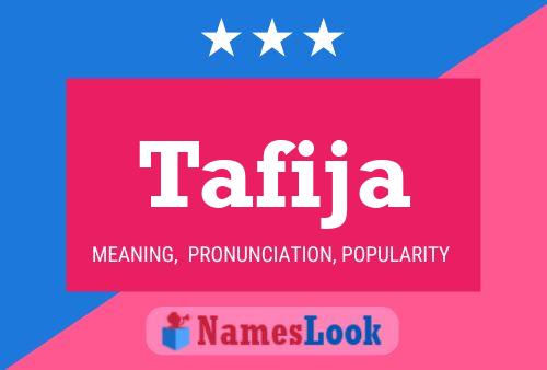 Tafija Name Poster