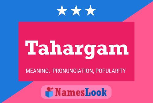 Tahargam Name Poster