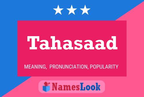 Tahasaad Name Poster