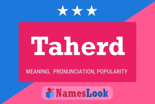 Taherd Name Poster