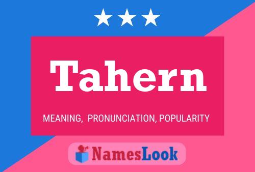 Tahern Name Poster