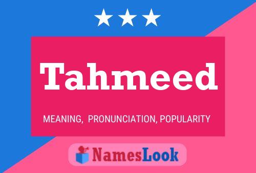 Tahmeed Name Poster