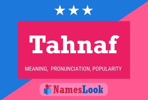 Tahnaf Name Poster