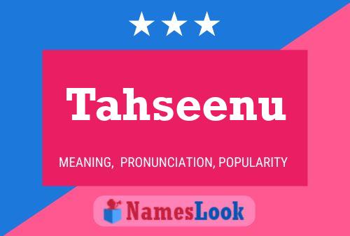 Tahseenu Name Poster