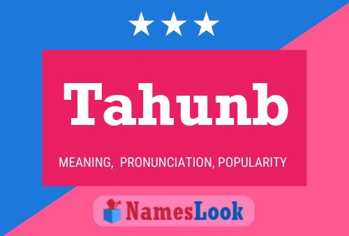 Tahunb Name Poster