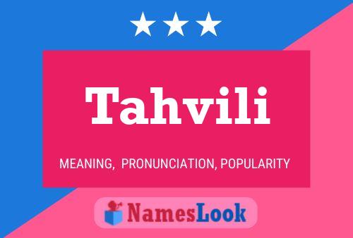 Tahvili Name Poster