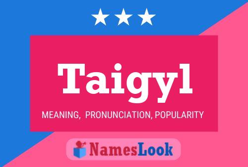 Taigyl Name Poster