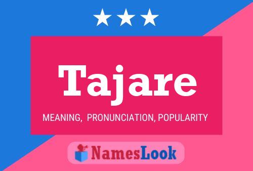 Tajare Name Poster