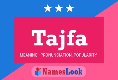 Tajfa Name Poster