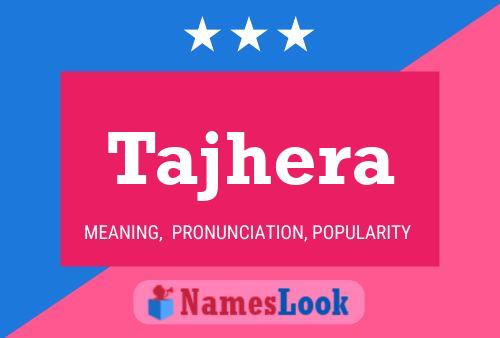 Tajhera Name Poster