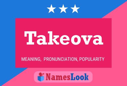 Takeova Name Poster