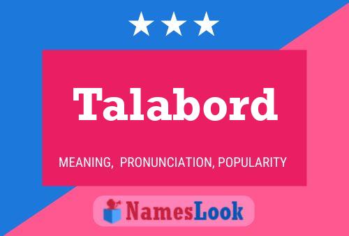 Talabord Name Poster