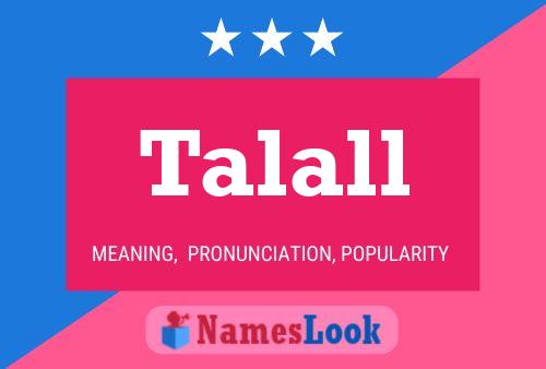 Talall Name Poster