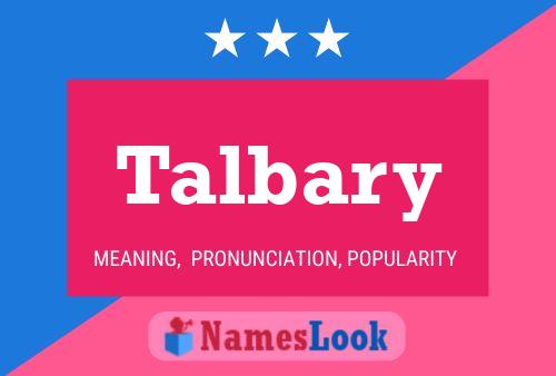 Talbary Name Poster