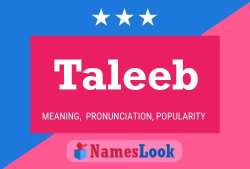 Taleeb Name Poster