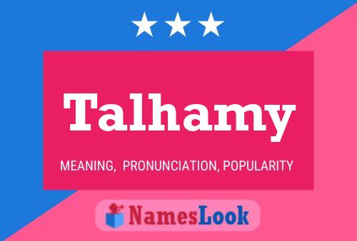 Talhamy Name Poster