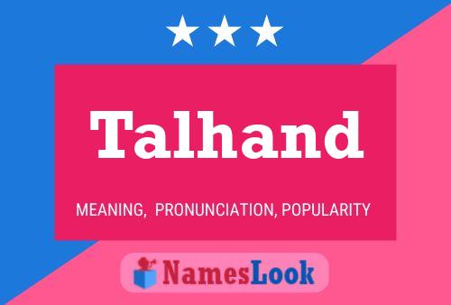 Talhand Name Poster