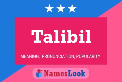 Talibil Name Poster