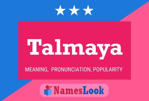 Talmaya Name Poster