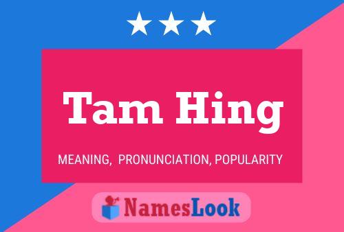 Tam Hing Name Poster