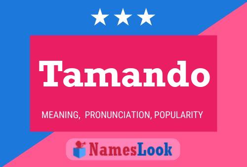 Tamando Name Poster