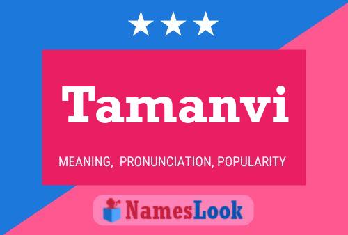 Tamanvi Name Poster