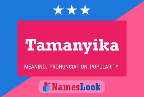 Tamanyika Name Poster