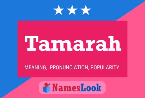 Tamarah Name Poster