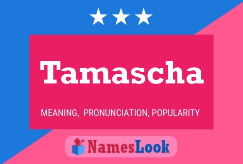 Tamascha Name Poster