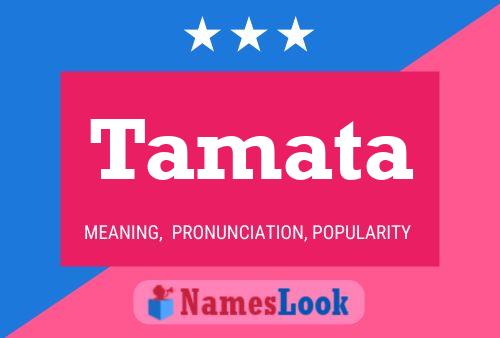 Tamata Name Poster